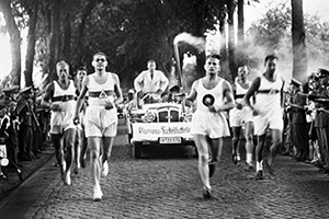 First Olympic torch relay
