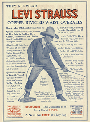 Levis 1920 ad